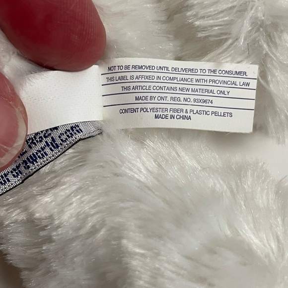 Aurora White Kitty Cat Plush Blue Eyes Stuffed Animal  7inch - Picture 6 of 8